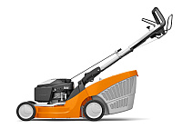 STIHL RM 448 VC Бензиновая газонокосилка STIHL 63580113453, Газонокосилки с травоcборником Штиль